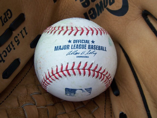 ball tossed to ian at batting practice