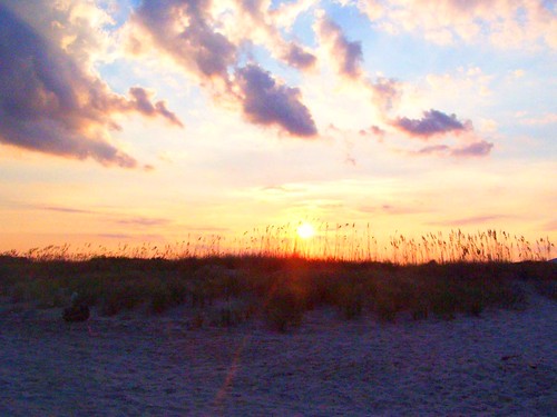 sunset beach sand southcarolina huntingtonbeach sanddunes