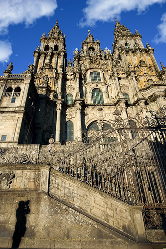plaza santiago shadow españa canon de spain coruña 10 catedral sombra galicia galiza compostela entrada fachada peregrino obradoiro turista praza 22mm
