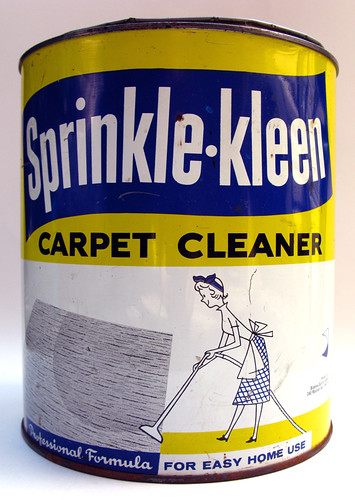 Sprinkle-Kleen Carpet Cleaner Can