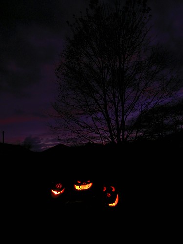 sunset ohio orange halloween night pumpkin evening scary october dusk jackolantern evil spooky freehand hdr happyhalloween photomatix