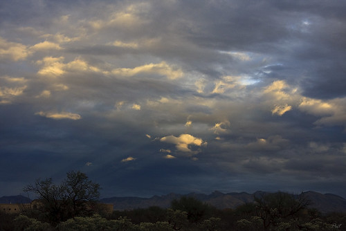 sunset arizona clouds az greenvalley