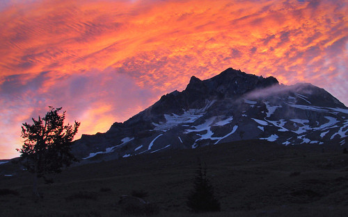 park pink camp orange cloud oregon sunrise paradise mt hood wilderness mounthoodwilderness