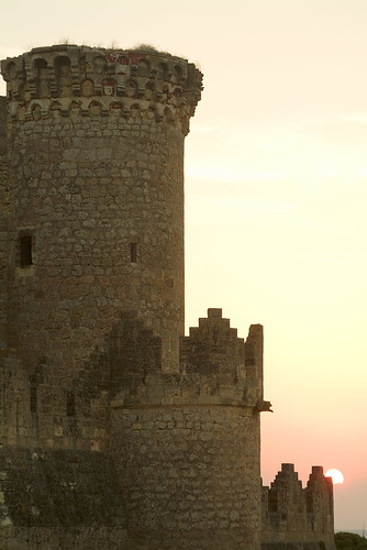 sunset castle twilight spain schloss castillo cuenca belmonte crepúsculo