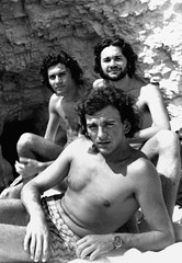Con Lucio e Mauro a Sirolo 1972 - autoscatto - auto shutter