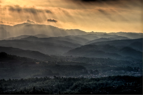 light orange sun mist mountains weather misty fog clouds sunrise spain foggy catalonia serenity layers serene catalunya rays sunrays tranquil pyrenees goldenhour lightrays orangeglow spanishpyrenees spanishcountryside spanishmountains nikkor7020028 catalancountryside catalon nikond3 cloudslightningstorms