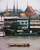 THAILAND-Bangkok, am Chao Phraya , Blick auf Wat Phra Kaeo -    112