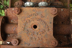 0159 Sign on Old Machine