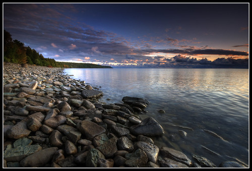 ontario canada beach water rock sunrise dawn bay rocks bruce georgianbay brucepeninsula cabot dyersbay cabothead sigma1020 singhray dyershaven