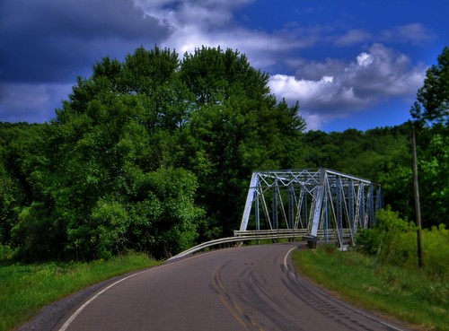 county bridge ohio landscape steel jefferson hdr highdynamicrange photomatix photomatixpro tonemapping