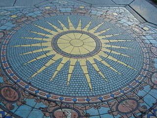 Astrology Tile Mosaic, Ringling's Mansion (Courtyard)