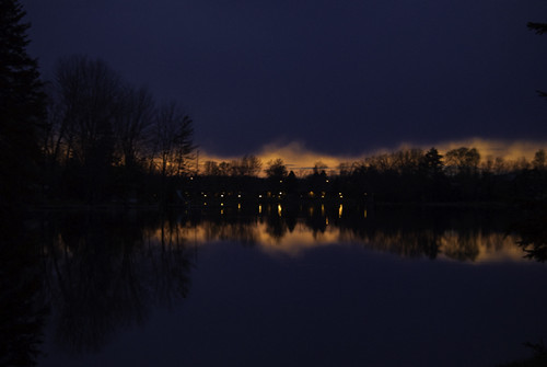 sunset lake water silhouette reflections pentax alec espie k200d alecespie