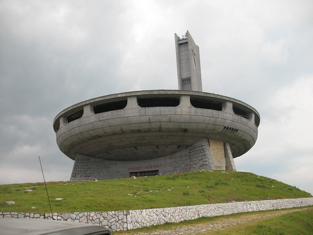 UFO building on the top of the Mountian - Buzludzha