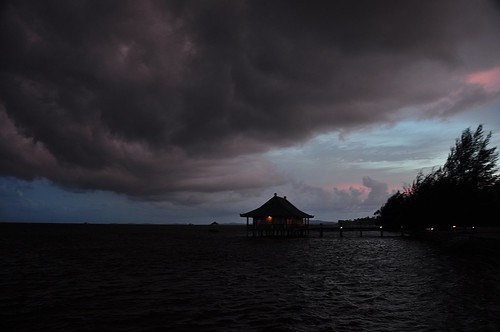 storm clouds indonesia evening bintan