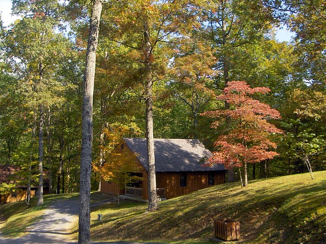 Hungry Mother State Park, Virginia cabins in the early fall are the ideal getaways