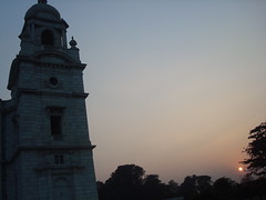 Sunset from Victoria Memorial, Kolkata