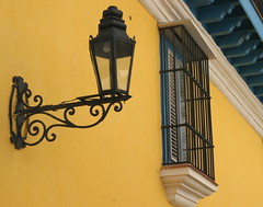 Lantern and Window, Havana Cuba