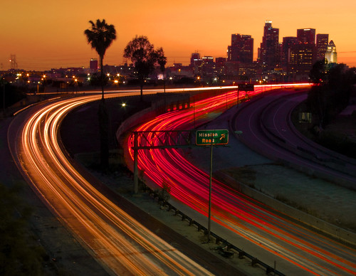 california leica light sunset speed la los long exposure downtown slow angeles dusk trails panasonic southern freeway shutter fz50