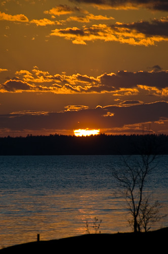 sunset lake finland tampere näsijärvi nsijrvi