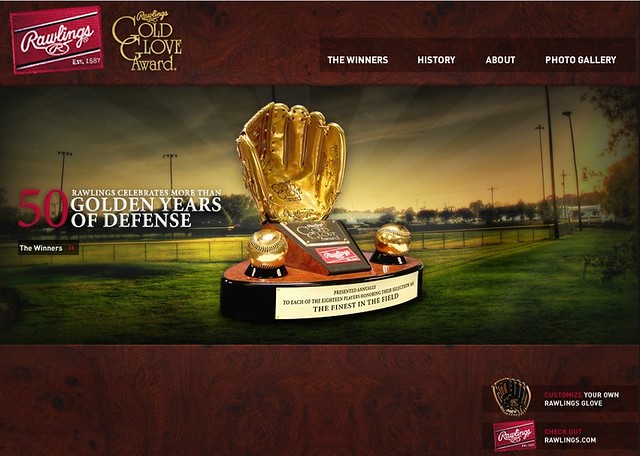Rawlings Gold Glove Website 2008-2009
