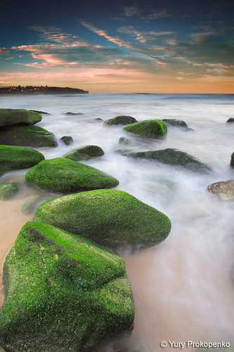 ocean sunset sea seascape green beach water rock landscape sydney wave australia nsw curlcurl ☆thepowerofnow☆