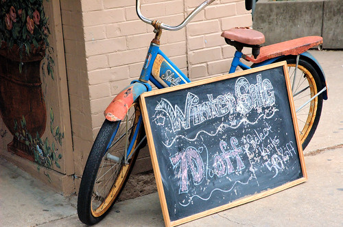 bike bicycle sign lawrence d70 streetphotography bicicleta kansas chalkboard visualart ilovemypics