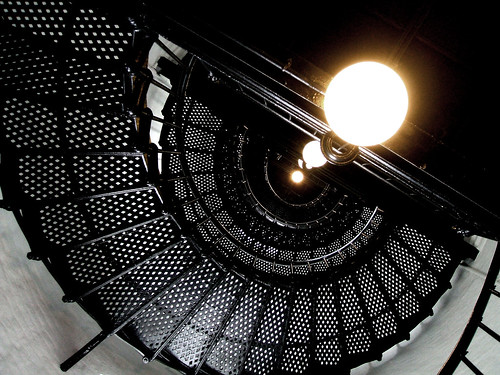 sunset lighthouse tower oregon stairs spiral or newport yaquinahead yaquinaheadlighthouse spiralstairs twighlight newportoregon yaquina newportor yaquinalighthouse yaquinalight lighthousesunset yaquinaheadlight towerinterior