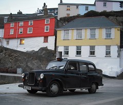 Black Cab by the Sea, Mevagissey, Cornwall