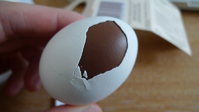 pure chocolate egg