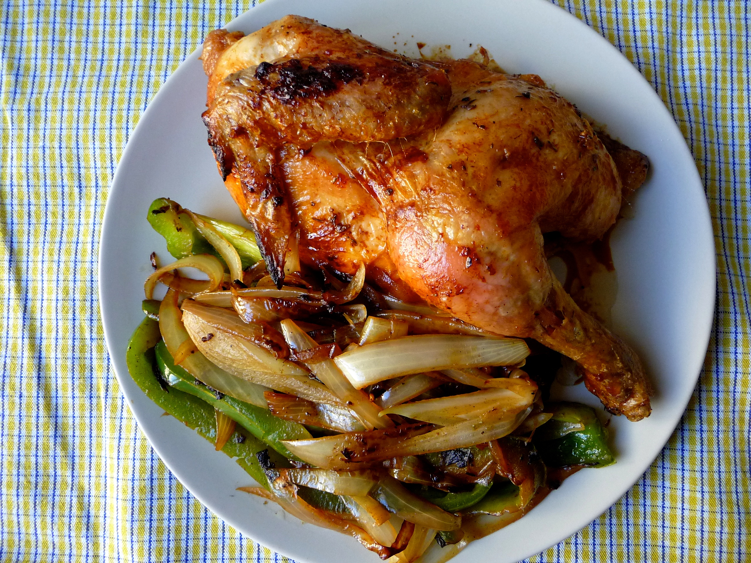 pollo asado con verdura salteada | Flickr - Photo Sharing!