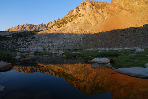 california ca sunset lake beauty lago tramonto sierra trail wilderness sierranevada day5 muir johnmuir jmt highsierra johnmuirwilderness johnmuirtrail lakevirginia