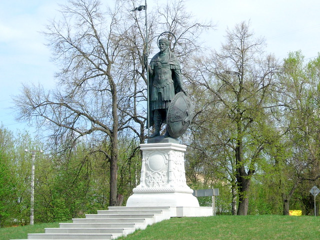 Monument to Saint Demetrius of Thessaloniki in Dmitov