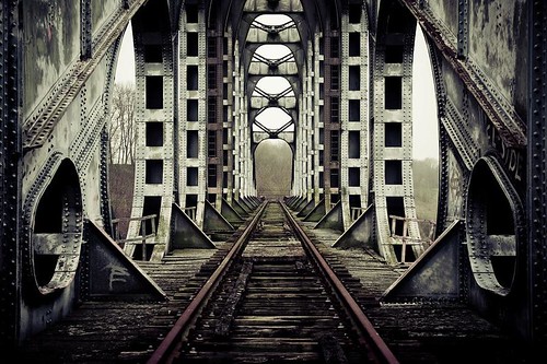 bridge abandoned metal train landscape nikon belgium rail brug steal limburg gellik spoorwegbrug d700 50°524731n5°365601e