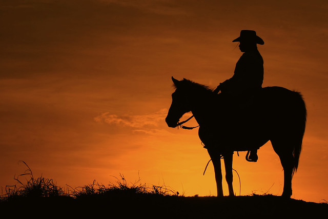 Sunset cowboy | Flickr - Photo Sharing!