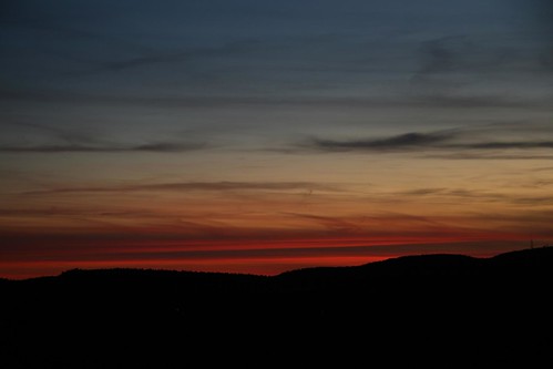 sunset bluehills