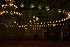 Lighting in Mosque of Muhammad Ali Pasha