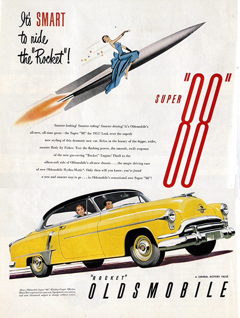 1958 Oldsmobile Super 88 Holiday Coupe - published in Life - July 2, 1951