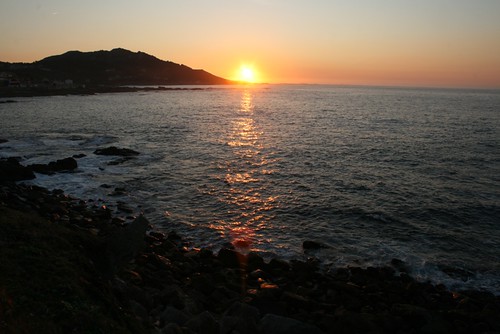 sunrise sundown galicia cape puestadesol vigo ría cabosilleiro