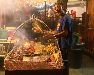 Satay Vendor in Singapore