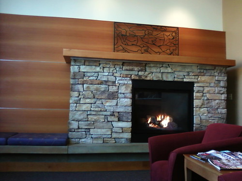This OR has a fireplace. Swank!