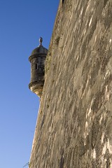 Old San Juan city wall and garita