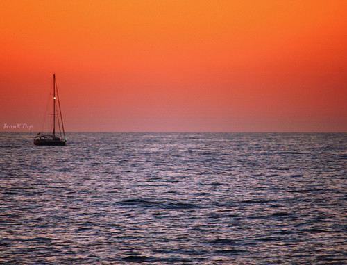 desktop sunset wallpaper costa barca tramonto mare cielo vela sole salento puglia cartolina brindisi orizzonte sfondo sfondi dip2 frankdip 08202009