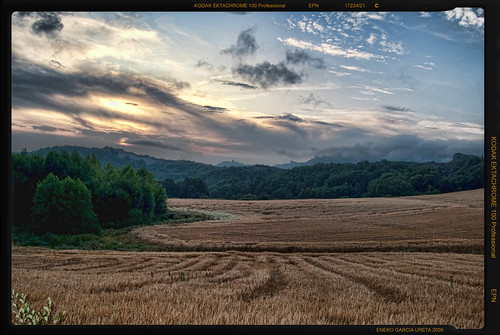 sunset atardecer campos trigo quintanillarucandio
