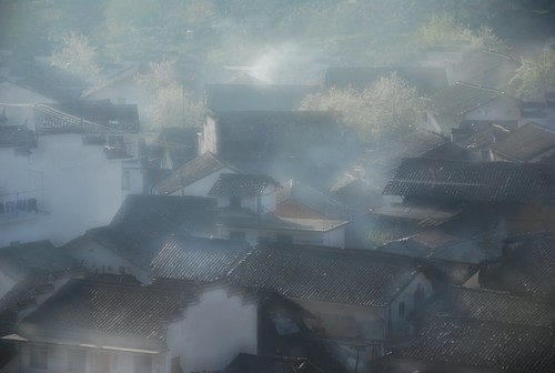 china morning house sunrise village mel melinda wuyuan jiangxi 江西 婺源 contryside 石城 程村 chanmelmel melindachan