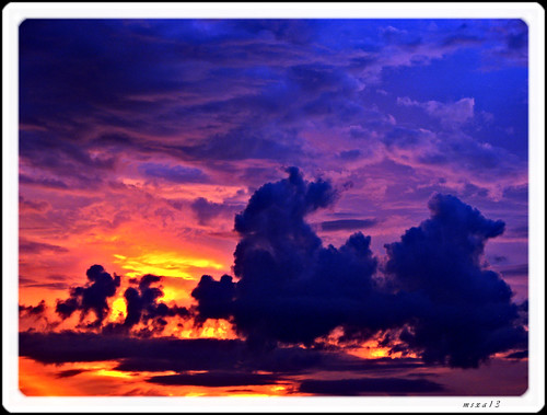 blue sunset red sky india colors rain clouds evening wind monsoon bhopal msxa13