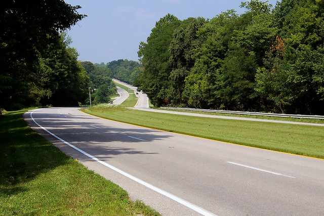 US 40 in Putnam County, Indiana