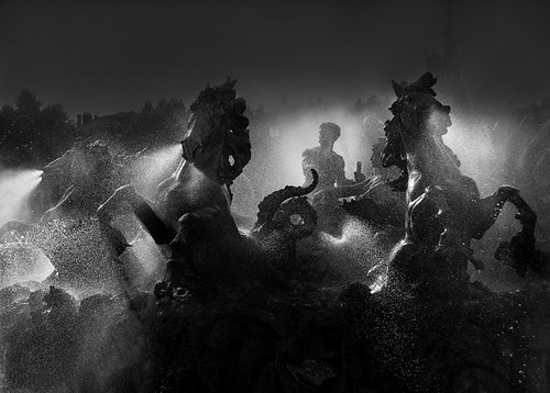 light horses bw france water fountain nikon shadows bordeaux fontaine contrejour noirblanc ombres d300 firstquality girondins placedesquinconces monumentauxgirondins