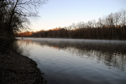 mist sunrise river daybreak gpl
