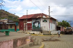 Painting of Sandino in San Juan del Sur