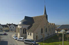 [Amilly] L'église St Martin depuis la Maison Taraud
